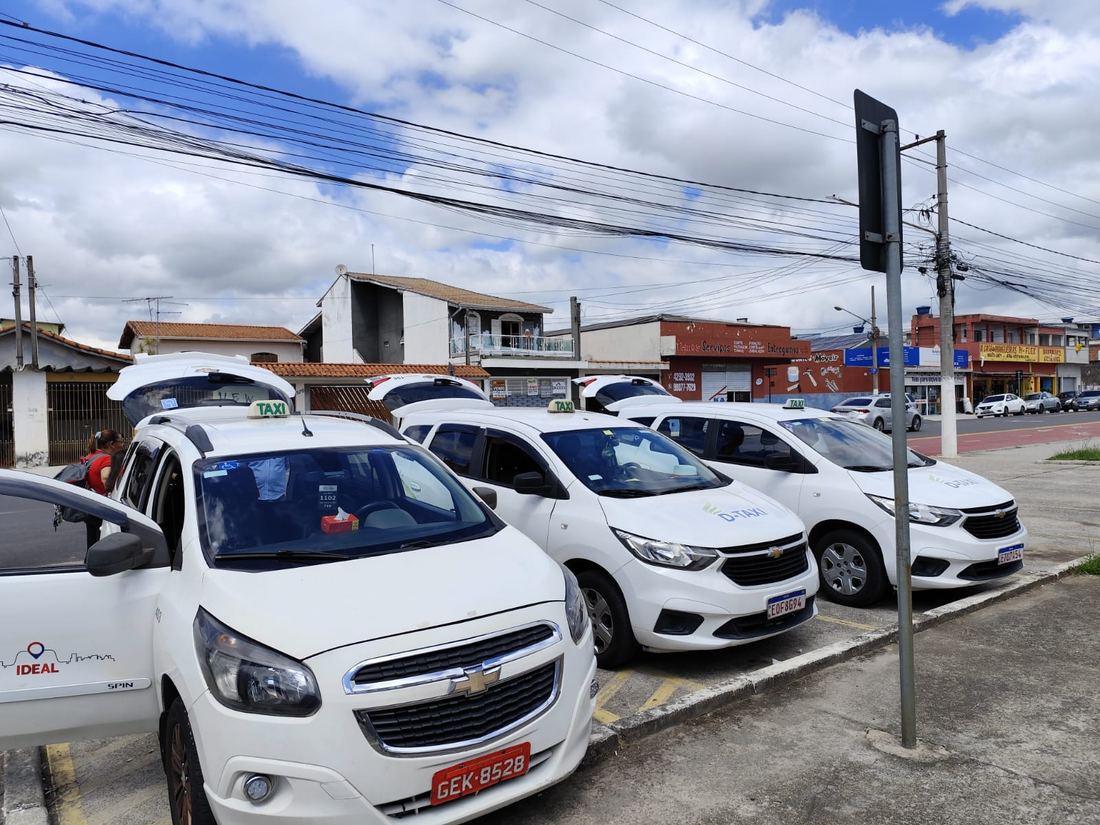 Frota de táxis da empresa